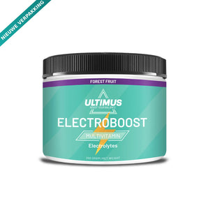 Ultimus ElectroBoost Multivitaminen Forest Fruit elektrolyten poeder pot
